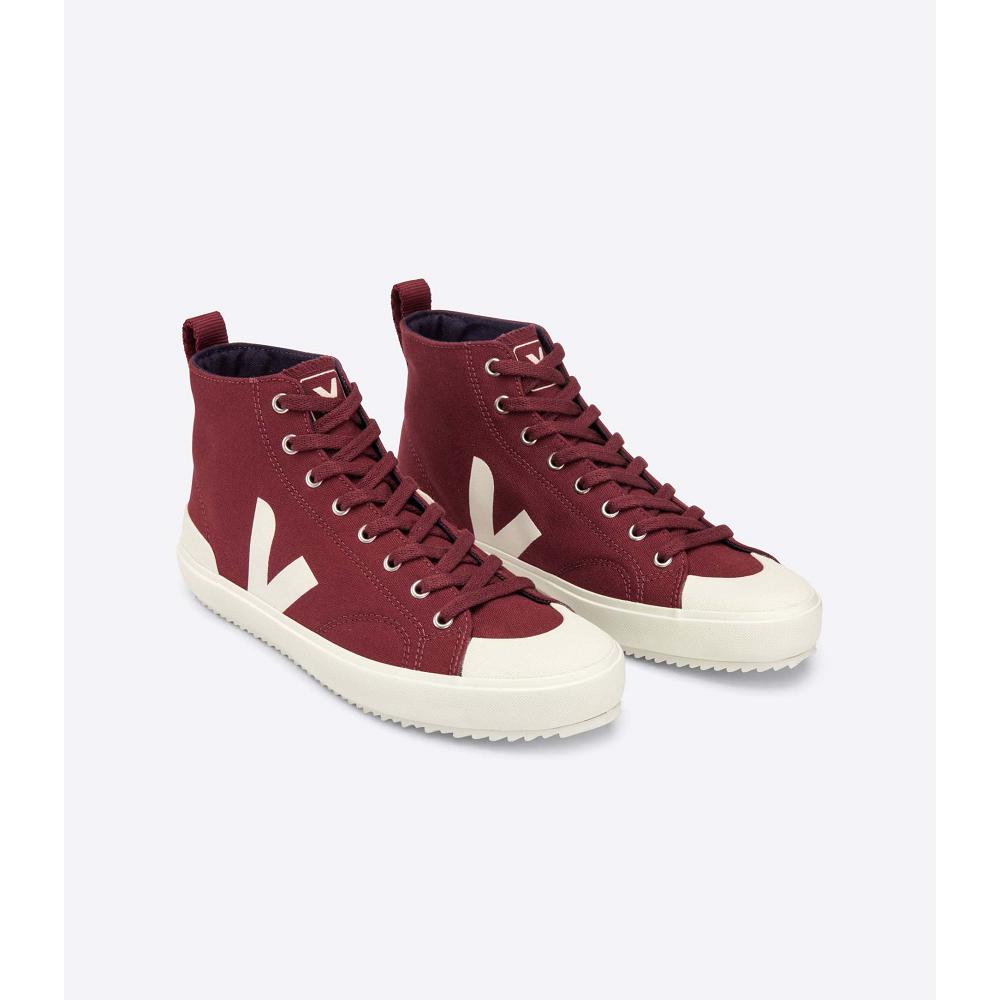 Veja NOVA HT CANVAS Men's High Tops Burgundy | CA 105SGL